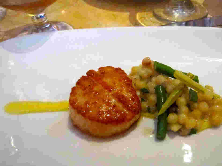 Scallops With Fregola And Corn Scallops With Fregola And Corn