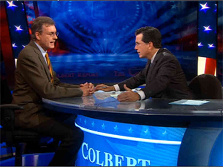 John Burnett on The Colbert Report, October 5, 2010 John Burnett on The Colbert Report, October 5, 2010