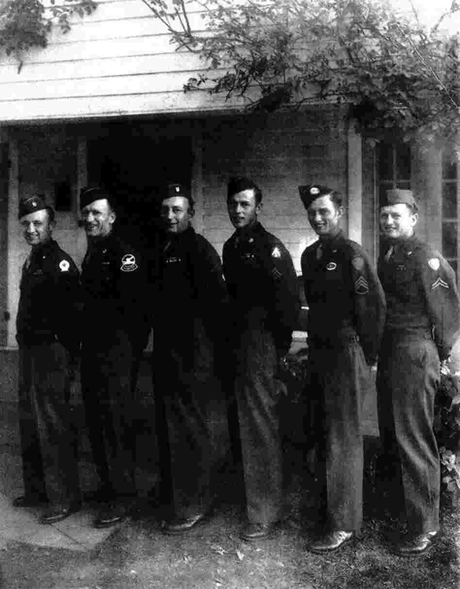 The Neufeld boys (from left to right) Frank, John, Jake, Bill, Dave and Abe, were among 250 Mennonites who fled Russia in 1929 after it came under Soviet rule. The brothers were so grateful to enter the U.S., they served in World War II even though it was forbidden by their religion. 