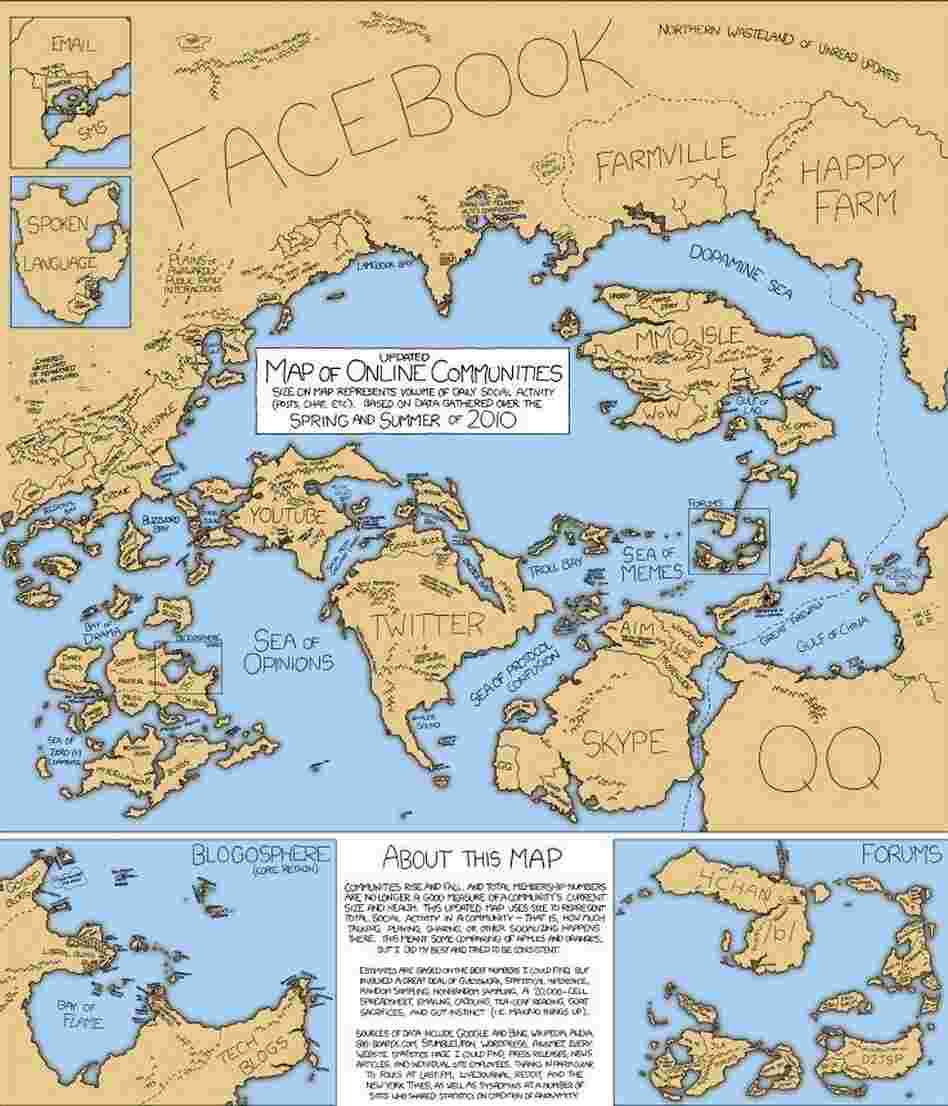 online communities map online communities map