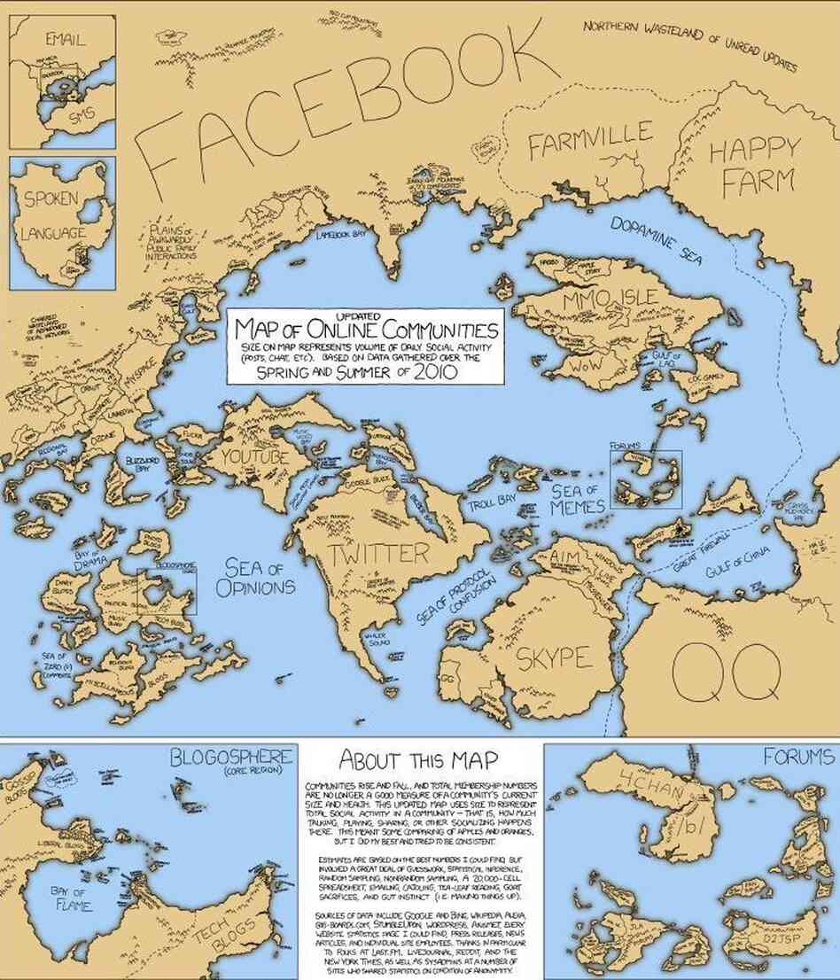 online communities map online communities map