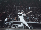 Reggie Jackson hits home run No. 3 in the final game of the '77 World Series against the Dodgers. Reggie Jackson hits home run No. 3 in the final game of the '77 World Series against the Dodgers.