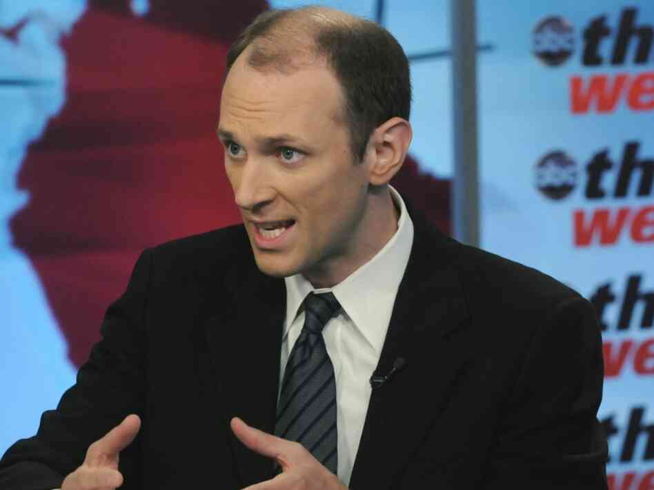Austan Goolsbee, the chairman of the White House Council of Economic Advisers, appearing on ABC's "This Week" Austan Goolsbee, the chairman of the White House Council of Economic Advisers, appearing on ABC's "This Week"