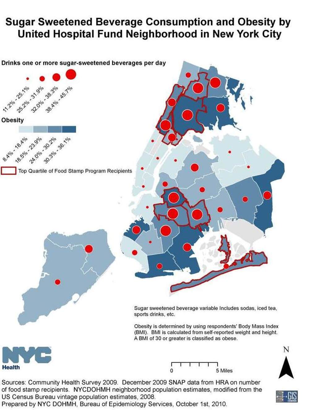 Map of soda consumption 