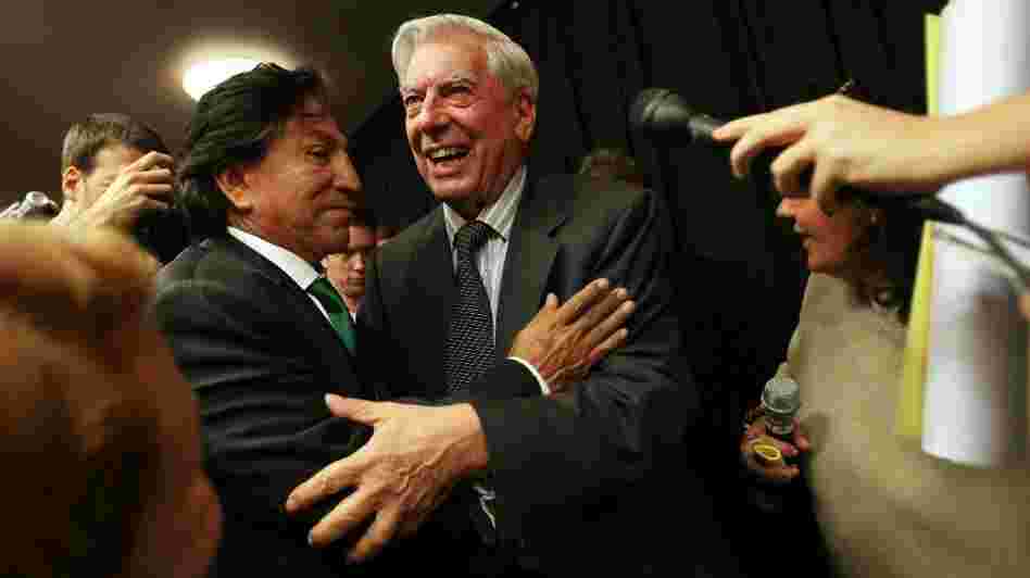 Peruvian Writer Mario Vargas Llosa Receives Nobel Prize For Literature. Mario Tama/Getty Images Peruvian Writer Mario Vargas Llosa Receives Nobel Prize For Literature. Mario Tama/Getty Images