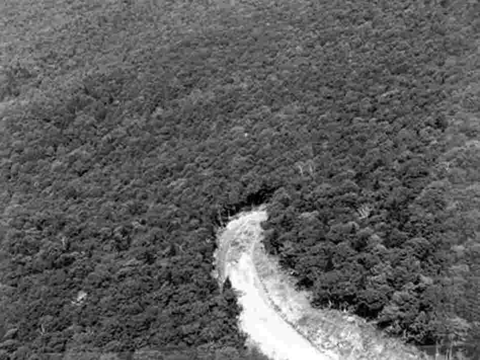 The Blue Ridge Parkway under construction The Blue Ridge Parkway under construction