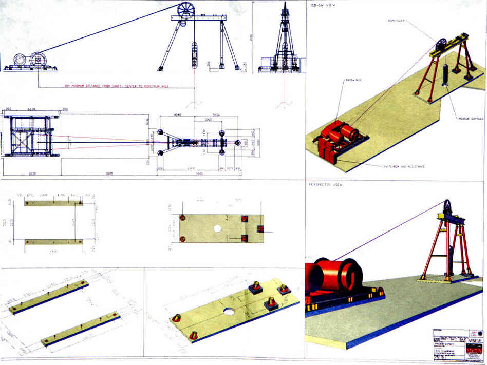 chile mine rescue diagram chile mine rescue diagram