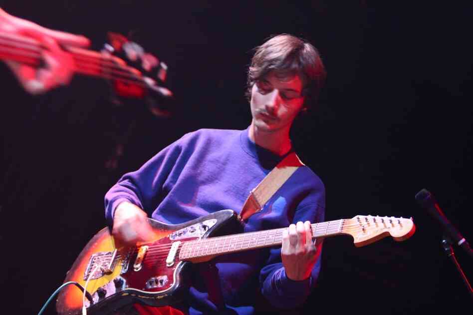 Deerhunter performing live at the 9:30 Club in Washington, D.C. Oct. 12, 2010.