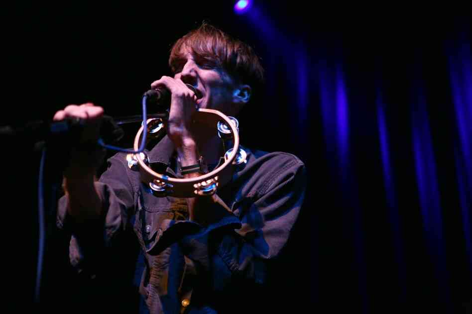 Deerhunter performing live at the 9:30 Club in Washington, D.C. Oct. 12, 2010.