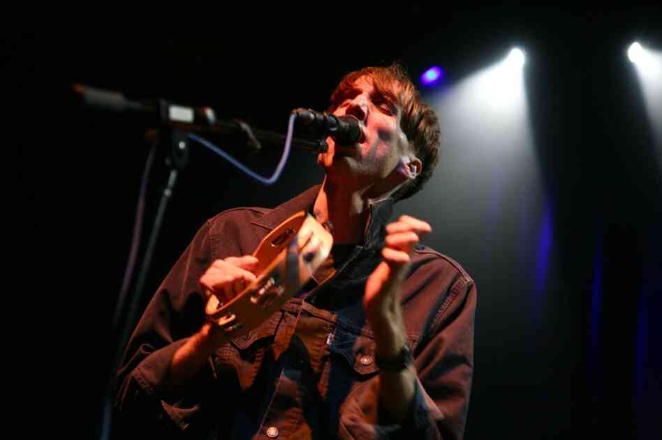 Deerhunter performing live at the 9:30 Club in Washington, D.C. Oct. 12, 2010.