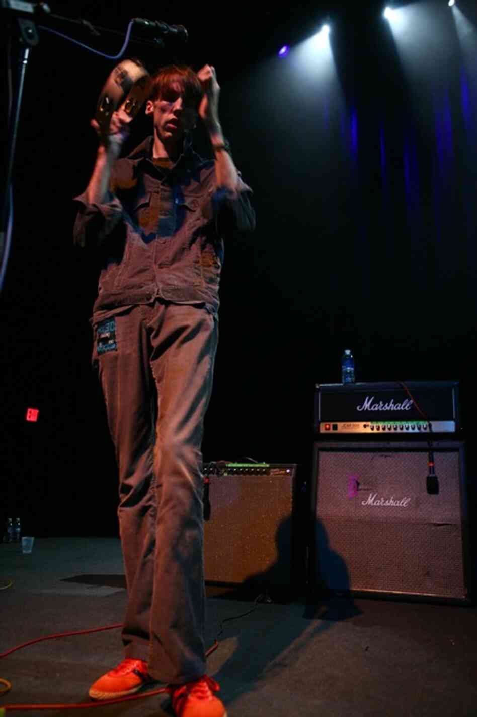 Deerhunter performing live at the 9:30 Club in Washington, D.C. Oct. 12, 2010.