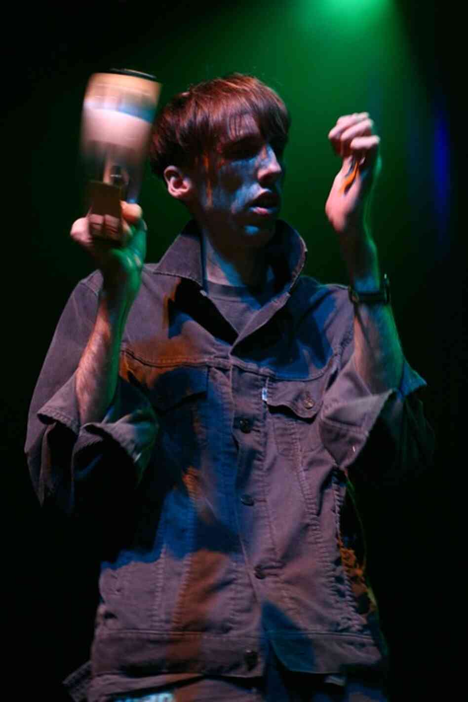 Deerhunter performing live at the 9:30 Club in Washington, D.C. Oct. 12, 2010.