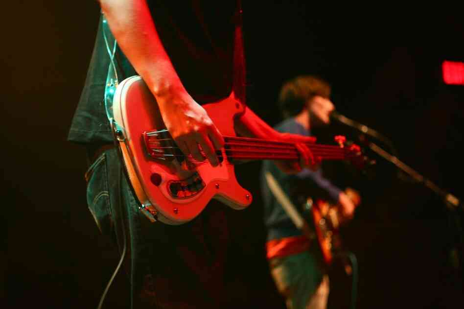 Deerhunter performing live at the 9:30 Club in Washington, D.C. Oct. 12, 2010.
