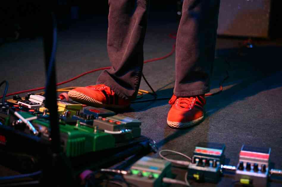Deerhunter performing live at the 9:30 Club in Washington, D.C. Oct. 12, 2010.