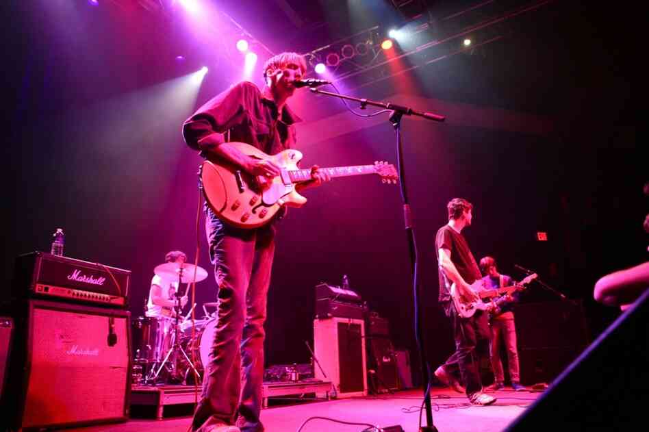 Deerhunter performing live at the 9:30 Club in Washington, D.C. Oct. 12, 2010.