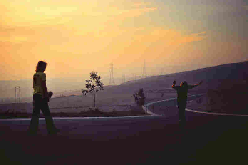 Downhill race, North San Diego County, February 1976