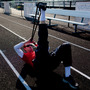 Peter Sherry demonstrates active, isolated stretching. Peter Sherry demonstrates active, isolated stretching.