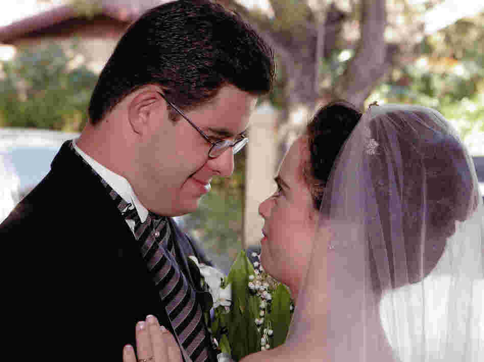 Monica and David at their wedding Monica and David at their wedding