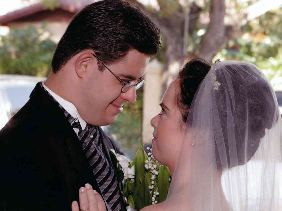 Monica and David at their wedding Monica and David at their wedding