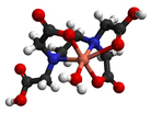 EDTA surround a copper atom. EDTA surround a copper atom.