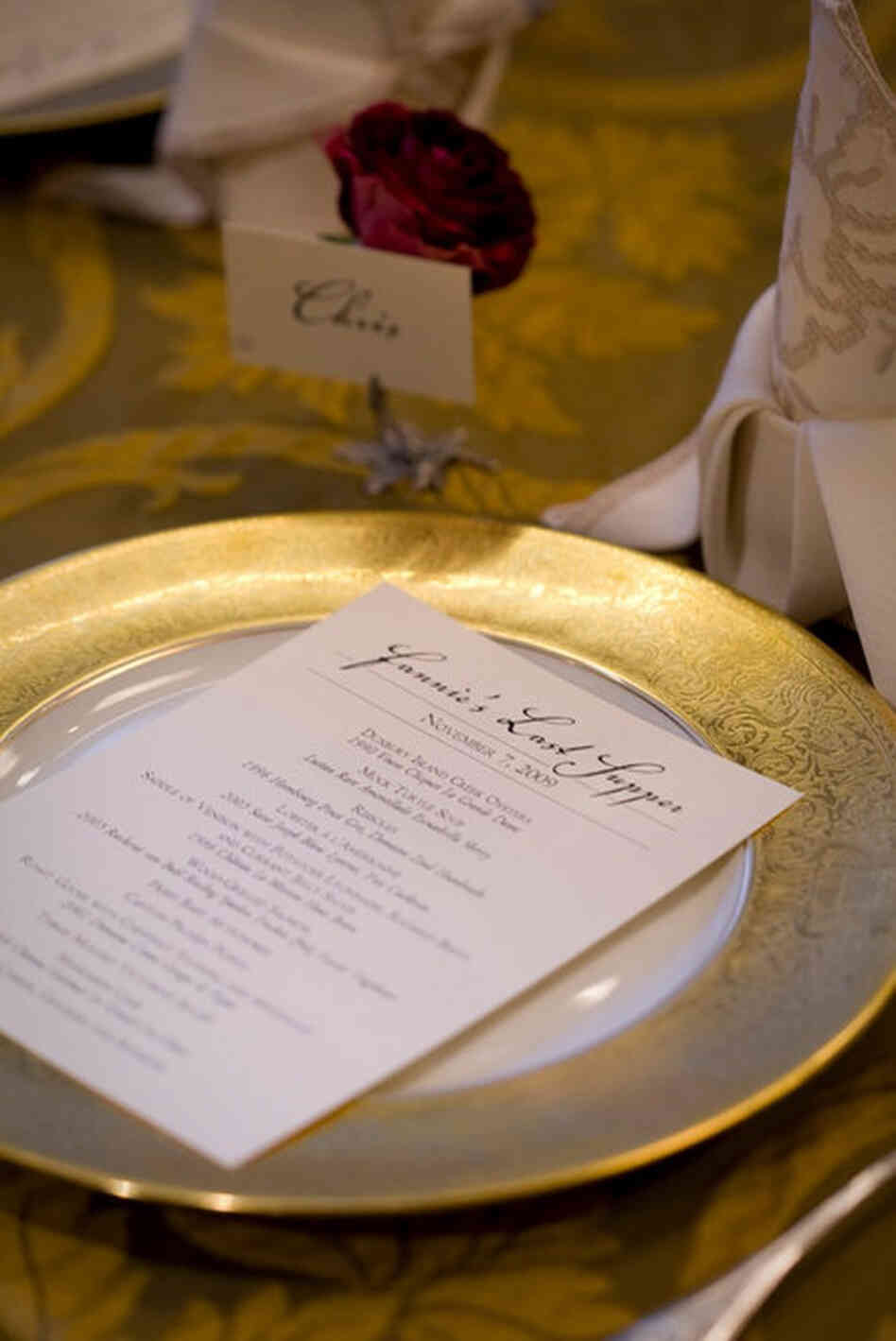 According to Victorian tradition, the 12 courses included on the menu are to be served briskly, with dinner completed in less than two hours.