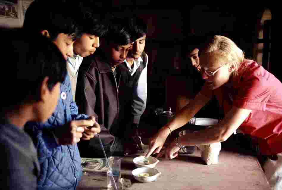 Teaching science to secondary school students, Nepal, 1973