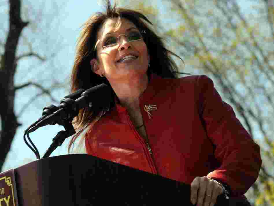 Former Alaska Governor Sarah Palin speaks at a Tea Party rally in Boston. Former Alaska Governor Sarah Palin speaks at a Tea Party rally in Boston.