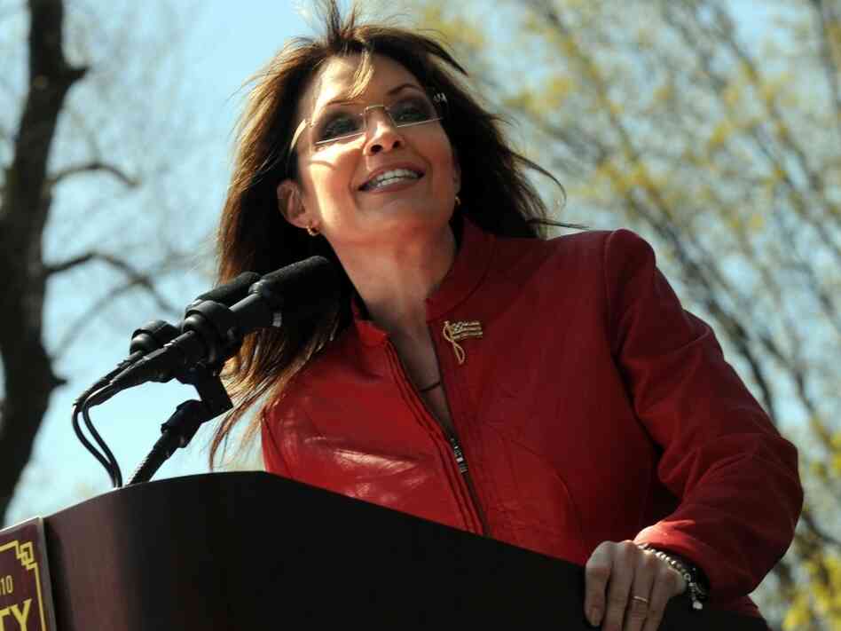 Former Alaska Governor Sarah Palin speaks at a Tea Party rally in Boston. Former Alaska Governor Sarah Palin speaks at a Tea Party rally in Boston.