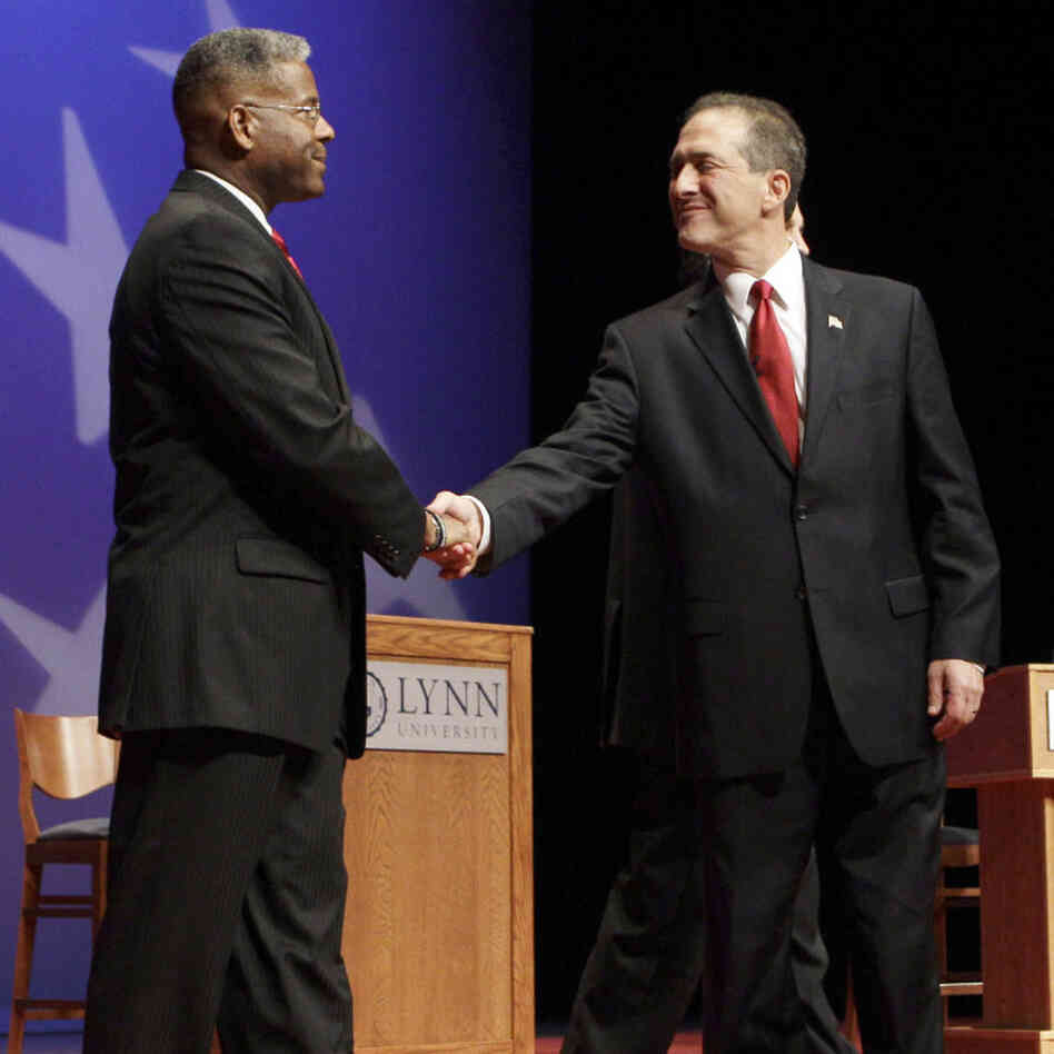 Allen West, Rep. Ron Klein; Florida congressional candidates. Allen West, Rep. Ron Klein; Florida congressional candidates.