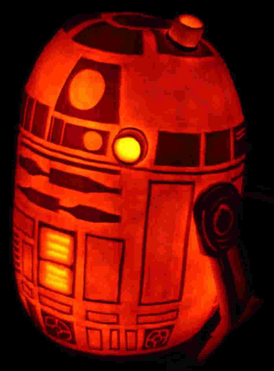 R2-D2 pumpkin R2-D2 pumpkin