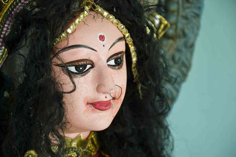 In the Sundarbans, Hindu and Muslim fishermen pray to goddess Bonbibi before and after their trips, as she is protector of the forest and the enemy of tiger-demon Dakkhin Rai.