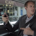Diplo points to his BlackBerry Diplo points to his BlackBerry