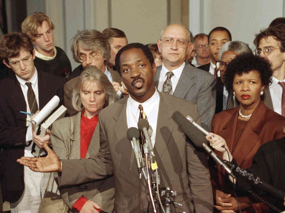 Charles Ogletree says he was "shocked" to hear Ginny Thomas contacted Anita Hill. Charles Ogletree says he was "shocked" to hear Ginny Thomas contacted Anita Hill.