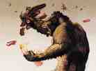 Poster for 1933 'King Kong' movie Poster for 1933 'King Kong' movie