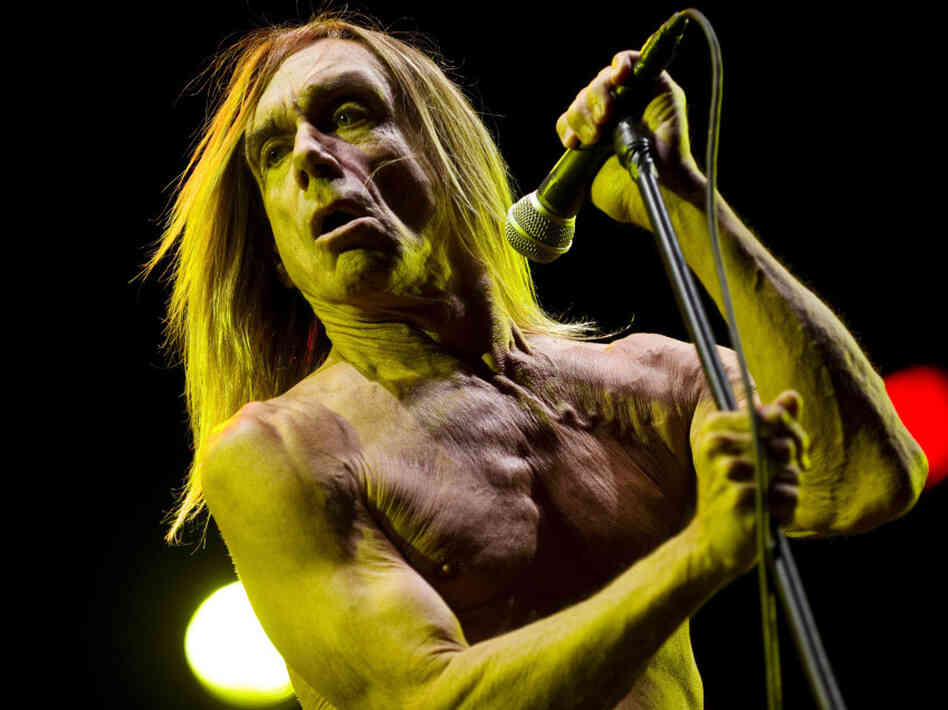 US Rocker Iggy Pop performs during the a US Rocker Iggy Pop performs during the a