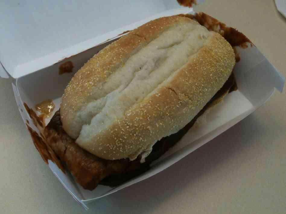 Photo of McRib. Photo of McRib.