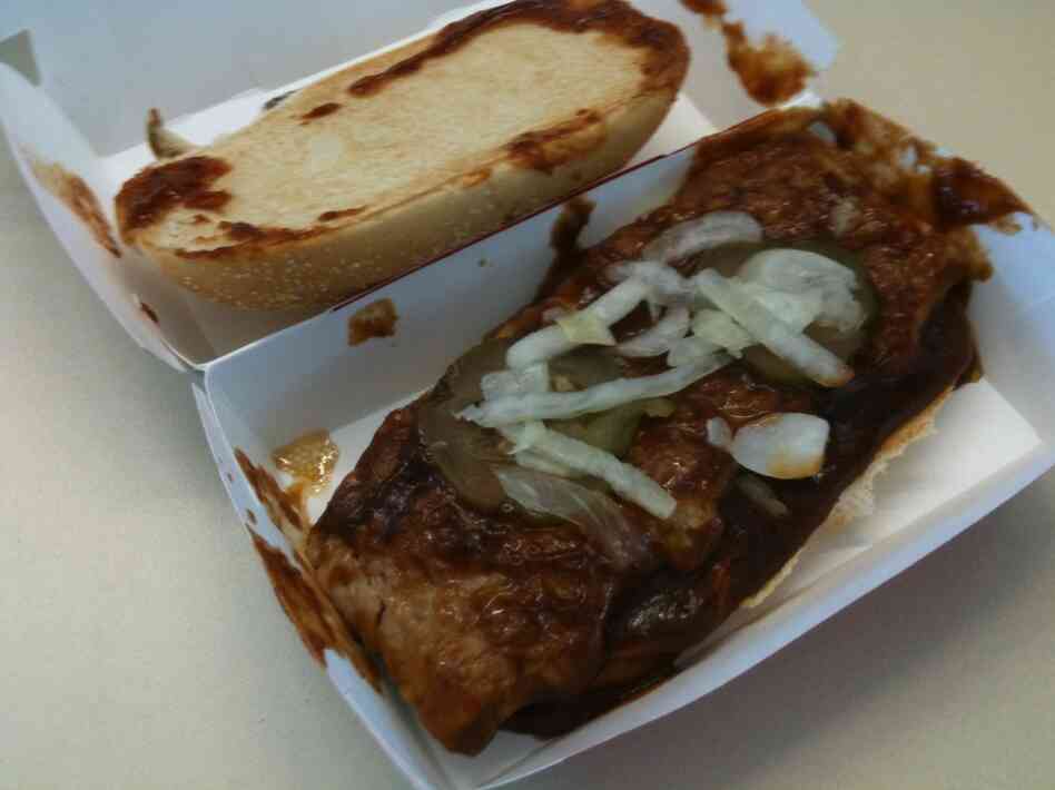Interior of McRib. Interior of McRib.