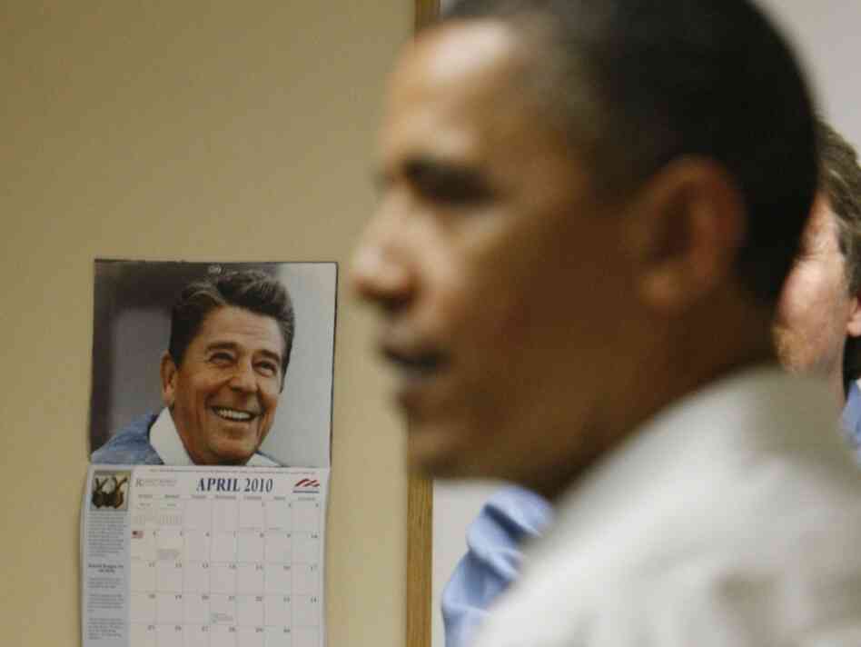 Barack Obama and Ronald Reagan calendar Barack Obama and Ronald Reagan calendar