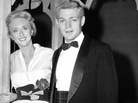 James MacArthur poses with Jane Fonda (left) and Celeste Holm. James MacArthur poses with Jane Fonda (left) and Celeste Holm.