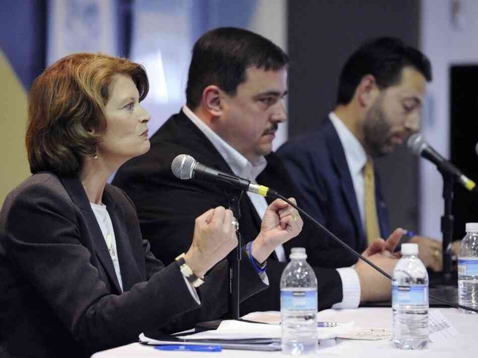 Lisa Murkowski, Scott McAdams, Joe Miller Lisa Murkowski, Scott McAdams, Joe Miller