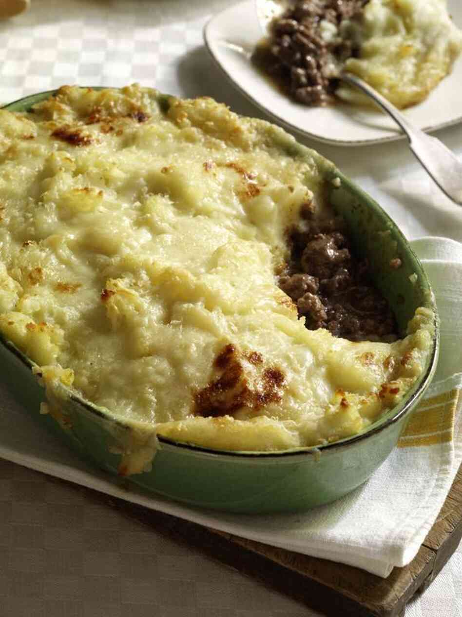 Hachis Parmentier, a French version of shepherd's pie 