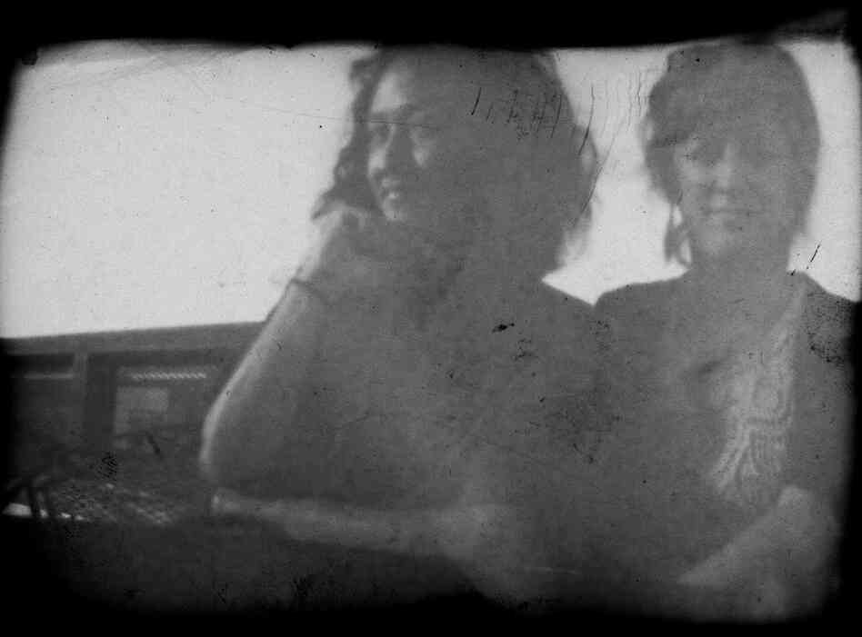 We brought the original negative into Photoshop, made it positive, flipped it on the horizontal axis, and brought up the contrast to sharpen the image. This is by far our best take — approximately an 8-second exposure.