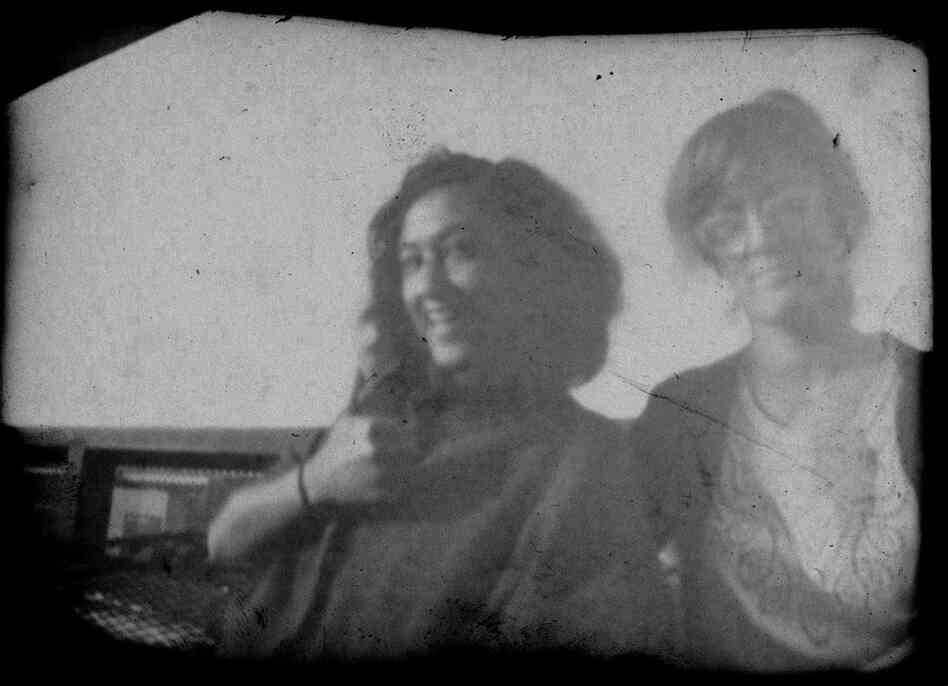 This was our second best attempt. Thumbs up, says Mito. Claire looks only mildly pleased. And a lot like Andy Warhol.