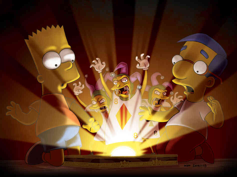 A still from Treehouse Of Horror XXI A still from Treehouse Of Horror XXI