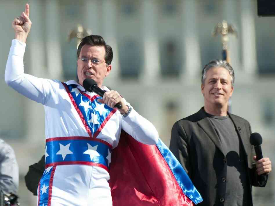 Jon Stewart and Stephen Colbert Jon Stewart and Stephen Colbert