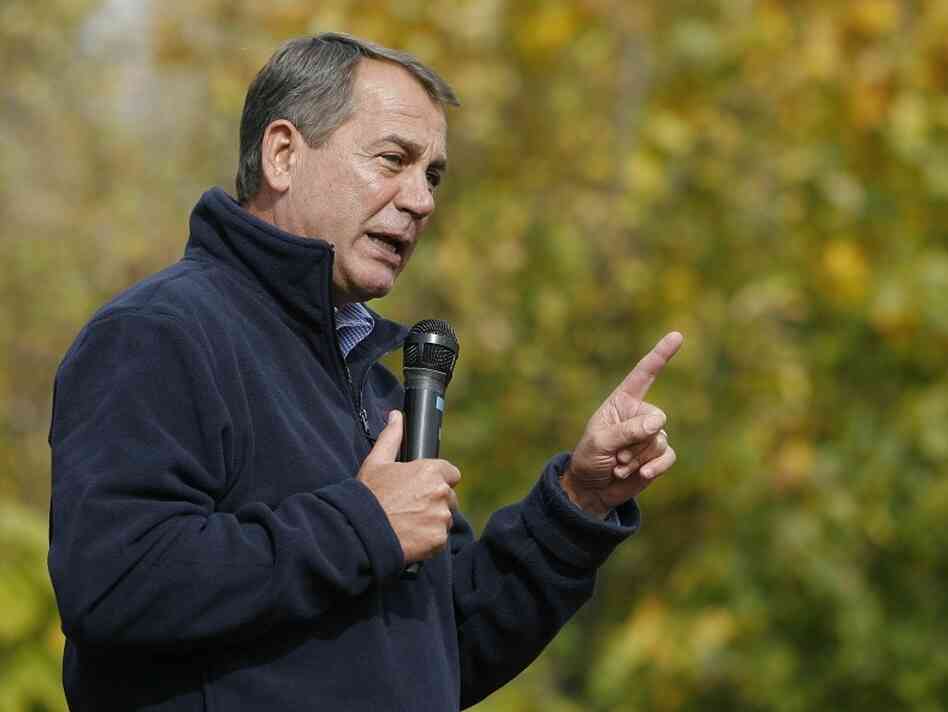 House Minority Leader John Boehner at a rally in Canton, Ohio, on Oct. 30, 2010. House Minority Leader John Boehner at a rally in Canton, Ohio, on Oct. 30, 2010.