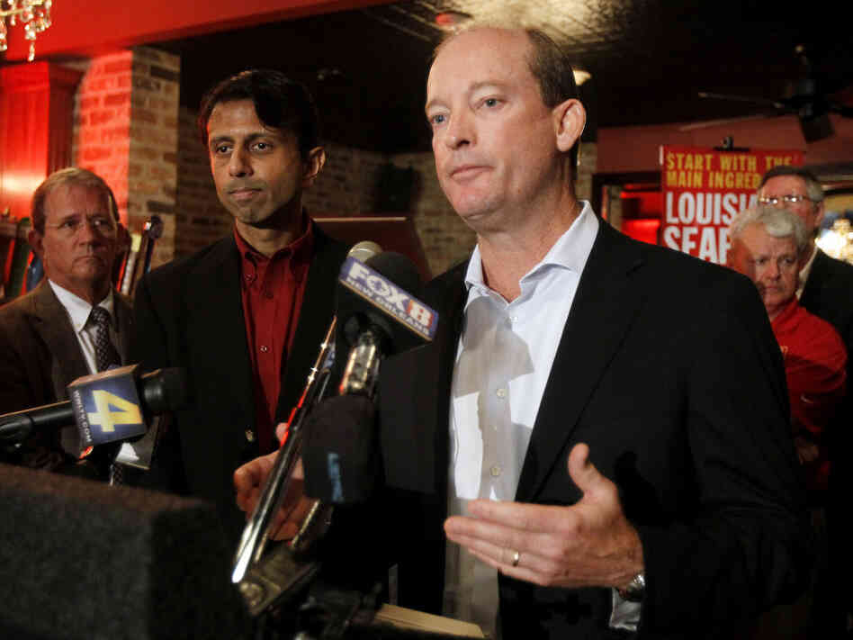 BP America Chairman and President Lamar McKay (right) and Louisiana Gov. Bobby Jindal spoke about BP BP America Chairman and President Lamar McKay (right) and Louisiana Gov. Bobby Jindal spoke about BP