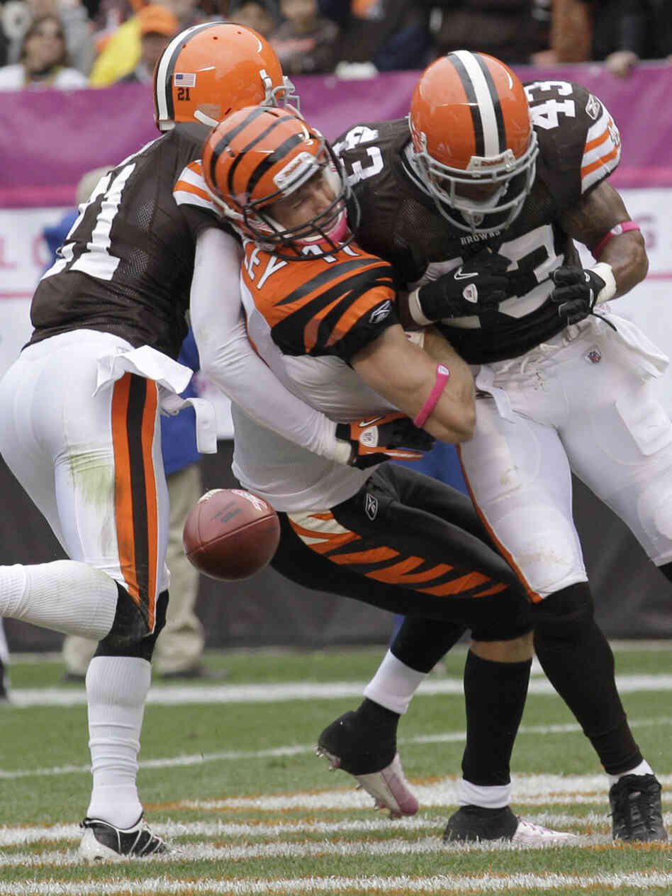 Jordan Shipley, Eric Wright, T.J. Ward Jordan Shipley, Eric Wright, T.J. Ward