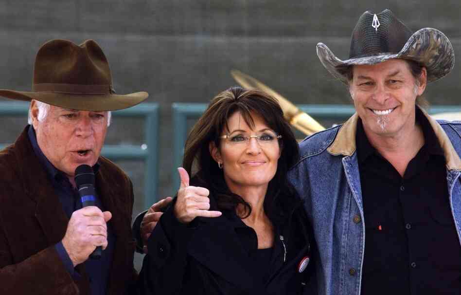 Sarah Palin, Ted Nugent, John Raese Sarah Palin, Ted Nugent, John Raese