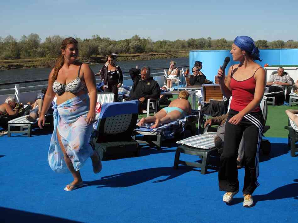 A variety of activities are offered onboard, including dance lessons.
